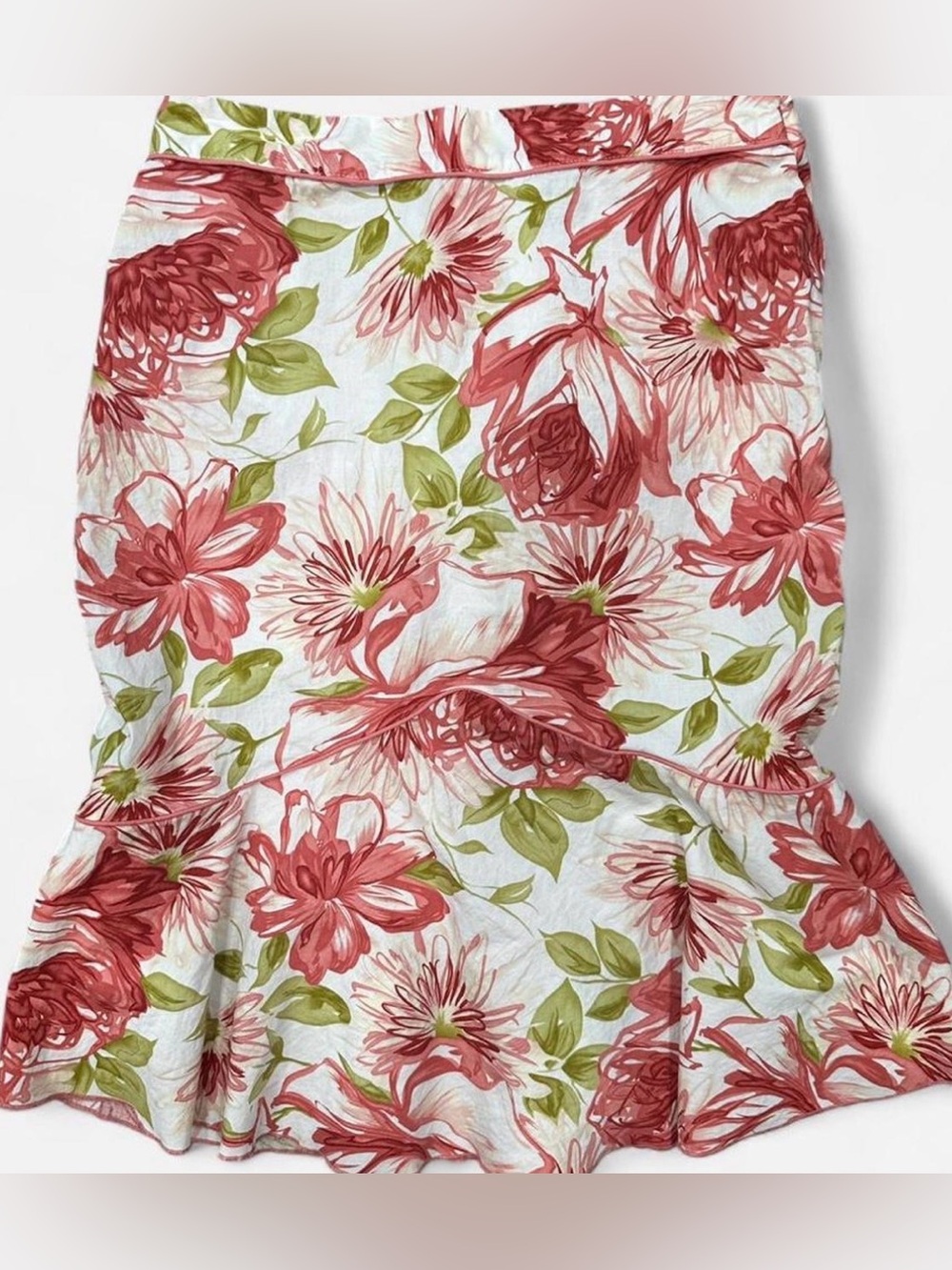 Vintage Y2K Cotton Floral Speechless Floral Midi Body Framing Skirt Women’s 9